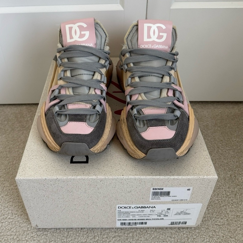 Dolce & Gabbana Airmaster Sneakers – Multicolor (Size 40)